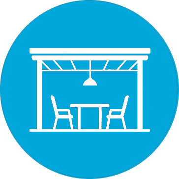 covered patio icon