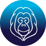 Orangutan icon decal